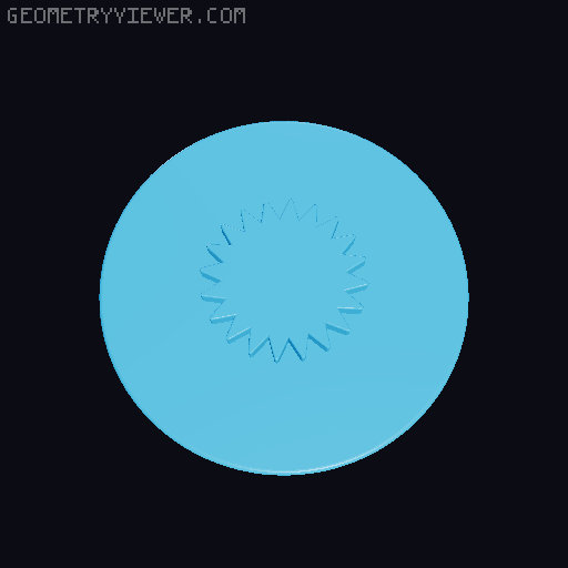 Measuring Wheel 3D model thumbnail