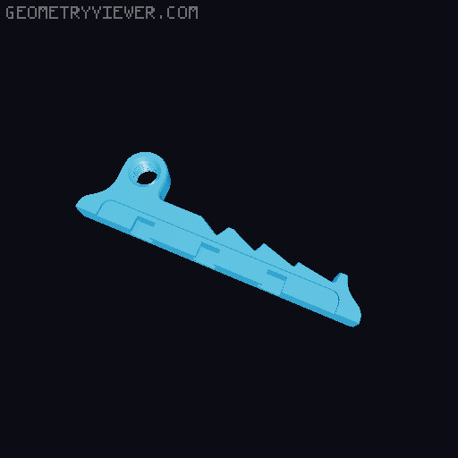 Adjustable cell phone stand remix 3D model thumbnail
