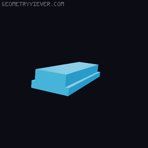 Retro Style Desk Clock 3D model thumbnail