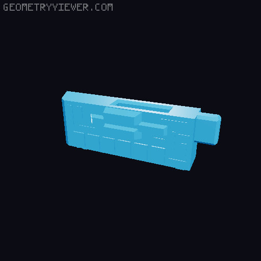 X-303 MMU Parts 3D model thumbnail