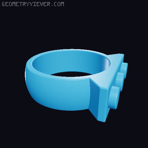 The Brick Ring of Creativity 3D model thumbnail