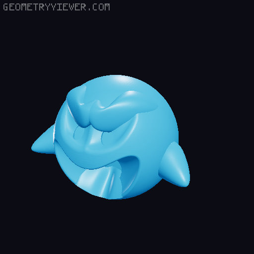 Mario Boo Ghost 3D model thumbnail