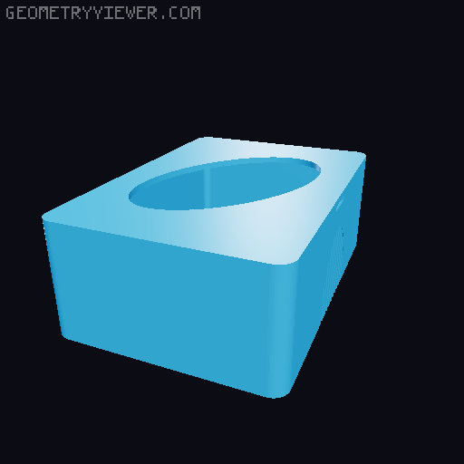 UNO Card Box Deck Holder Kartenschachtel 3D model thumbnail