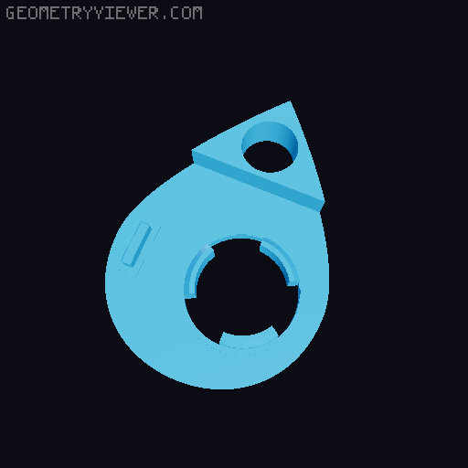 Daily Water Intake Tracker 3D model thumbnail