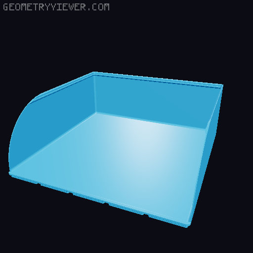 Gridfinity rouded bins collection all sizes 3D model thumbnail
