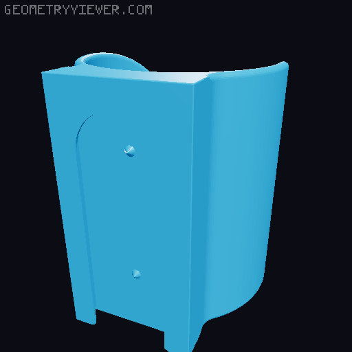 Multiboard flask holders in various sizes 3D model thumbnail