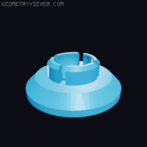 Wine Clamp Holder 3D model thumbnail