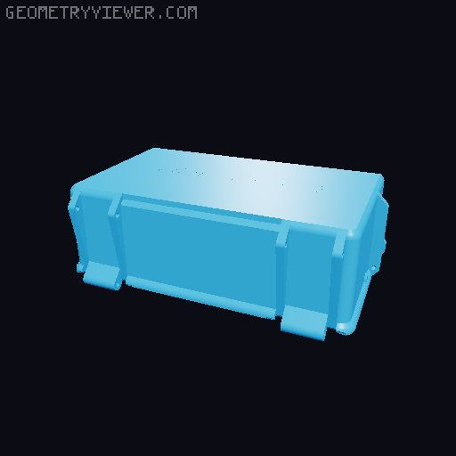 SBox - Double cantilever box - Prusa Research Service Parts MMU Remix 3D model thumbnail