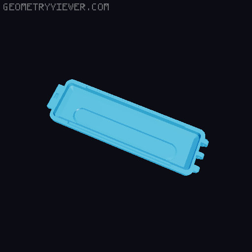 Protective Hard Drive Case 3D model thumbnail