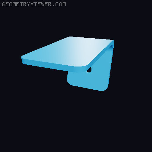 Half Pill – a Minimal Smart Desk Pill Reminder 3D model thumbnail