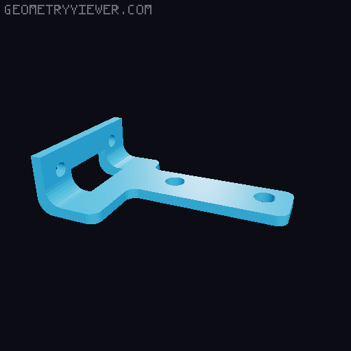 Ender 3 V3 SE; E3D Revo installation support files 3D model thumbnail