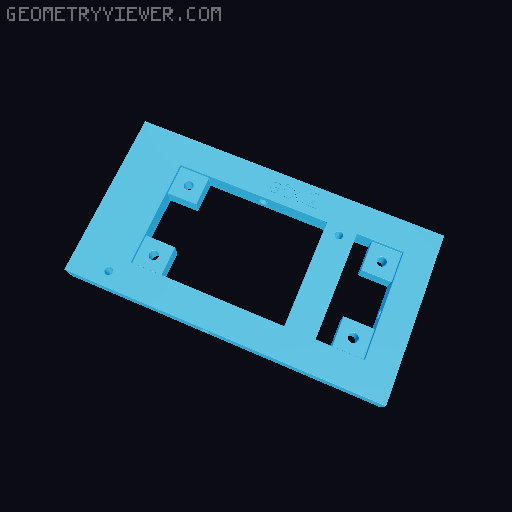 Modular case: Motherboard (Parts #1-9) 3D model thumbnail