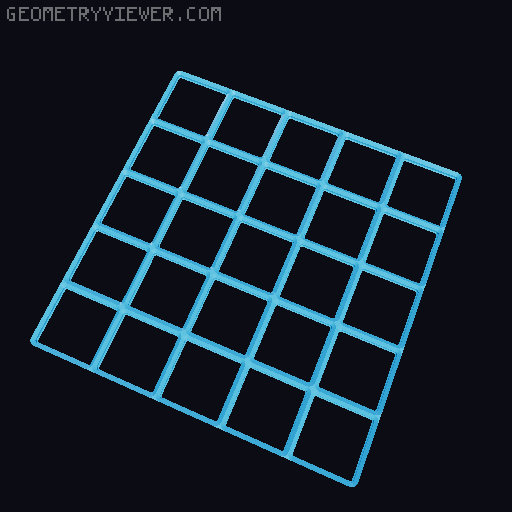 Generated STL Files from Parametric Gridfinity Baseplate 3D model thumbnail