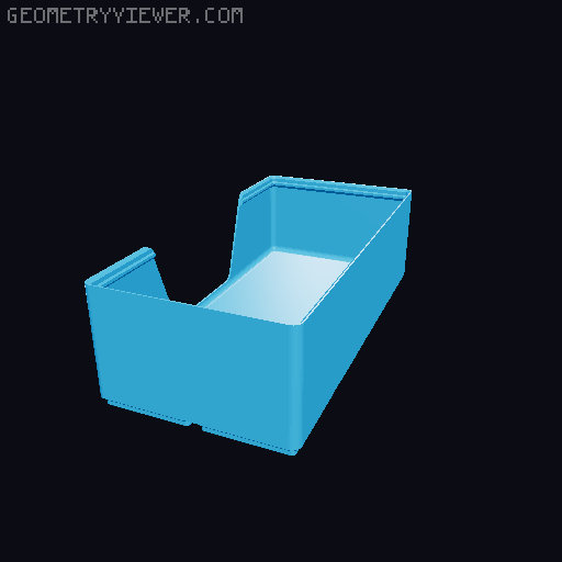 Gridfinity wall cutout collection 3D model thumbnail