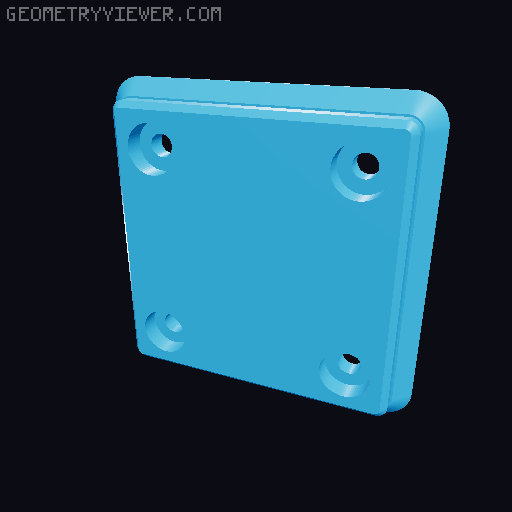 Gridfinity 30mm Thread Spool Holder 4x4 3D model thumbnail