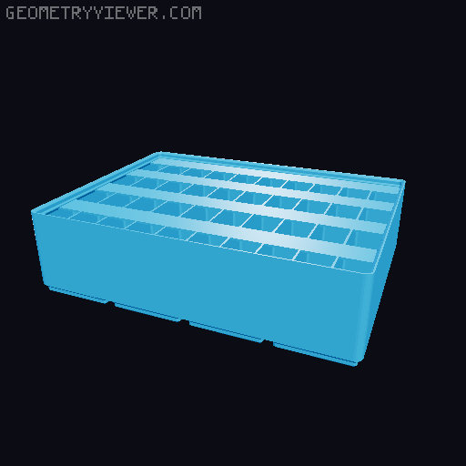 Gridfinity Ultra Light Bins - Divider Label Edition 3D model thumbnail