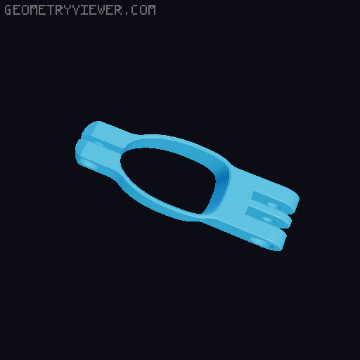seatpost mount bike storage tool box 3D model thumbnail