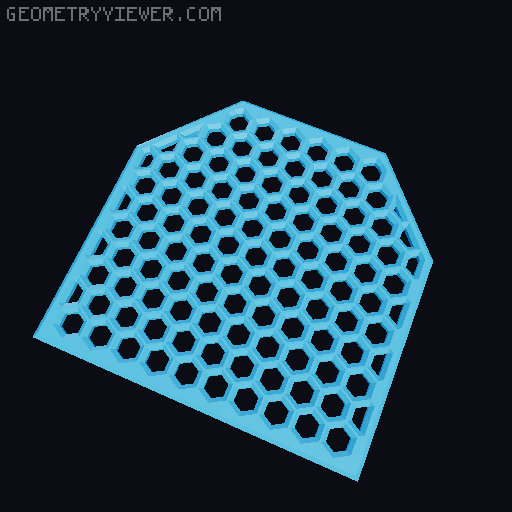 Printable mesh screens and antenna with shorter pin / Satisfactory helmet 3D model thumbnail
