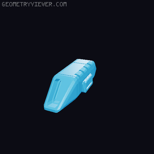 Sci-fi Battleship/Carrier  3D model thumbnail