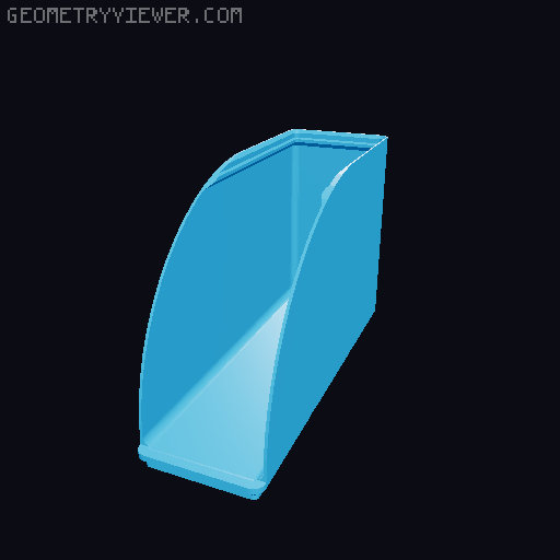 Gridfinity rouded bins collection all sizes 3D model thumbnail