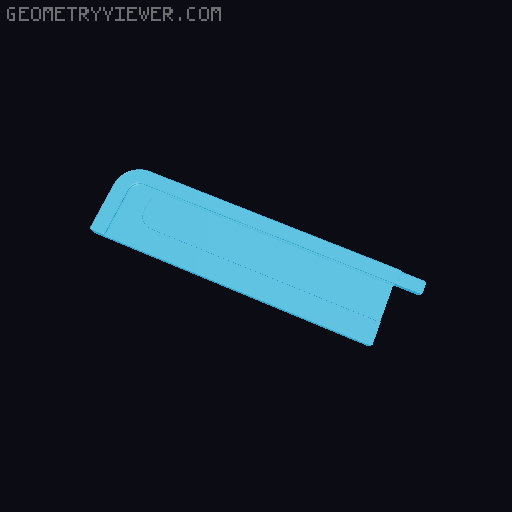 Creality K1 Max - Door Cover 3D model thumbnail