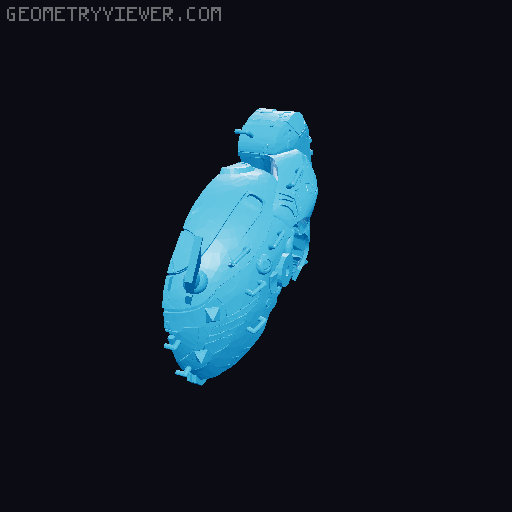 synduality bowie rabbit cradle mk2 3D model thumbnail