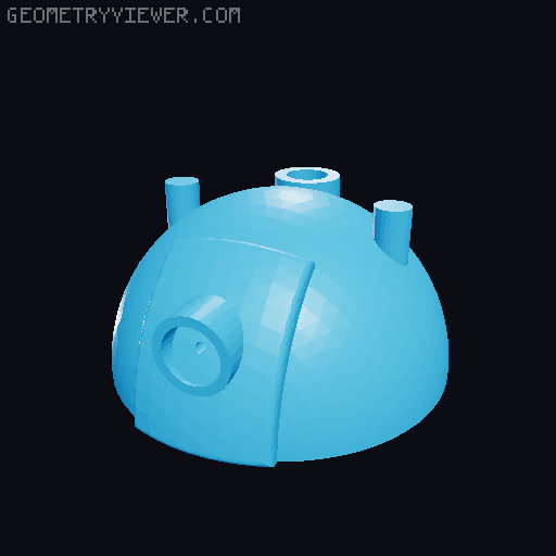 The Bullet Bot (Mark III) 3D model thumbnail