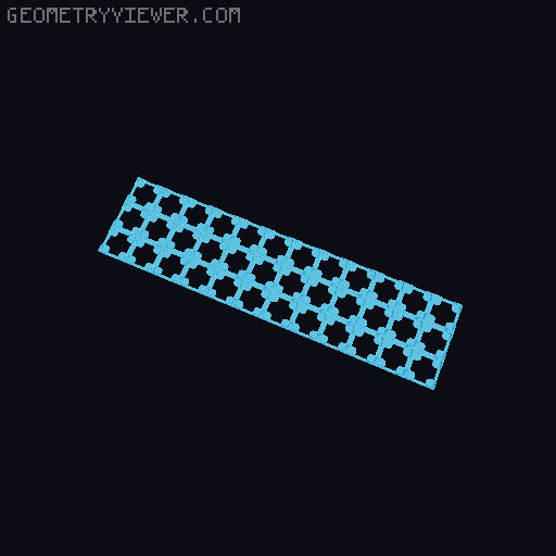 Thin Gridfinity Magnet Base - up to 12x12 3D model thumbnail
