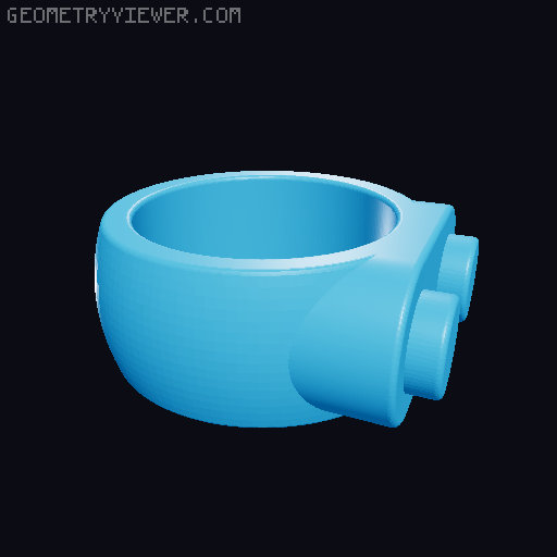 The Brick Ring of Creativity 3D model thumbnail