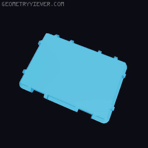 WHYCase — WHY 2025 Badge Parametric Case 3D model thumbnail