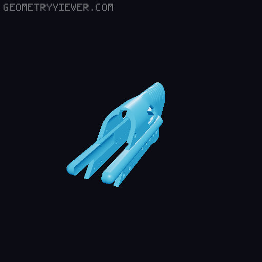 Vanishing Point - Compact Nerf Bullpup 3D model thumbnail