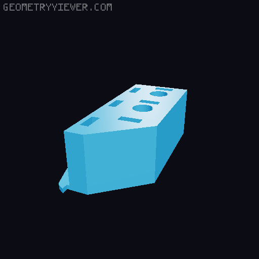 Random Orbital Sander Wall Control Mount 3D model thumbnail