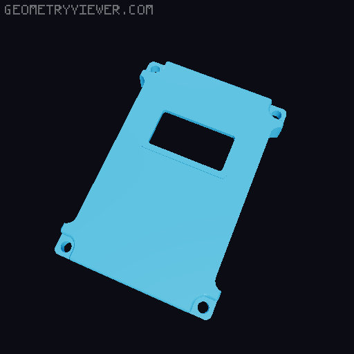 RAK19007-mini/RAK5005-mini case for Meshtastic 3D model thumbnail