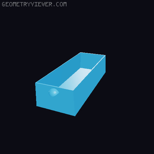 Trading Card Bulk Storage 3D model thumbnail