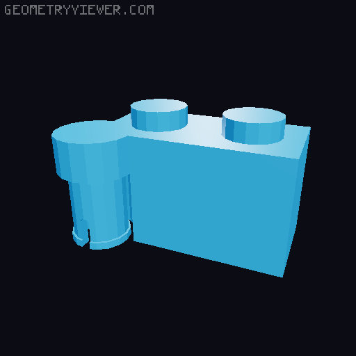 Lego Bricks 3D model thumbnail