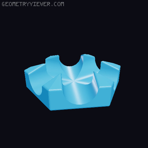 Marble track - 16 different tile insets (gravitrax compatible by using my 6 exits basic tile) 3D model thumbnail
