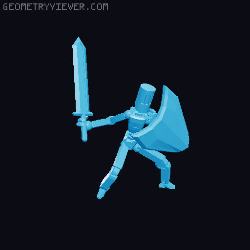 robots 3D model thumbnail