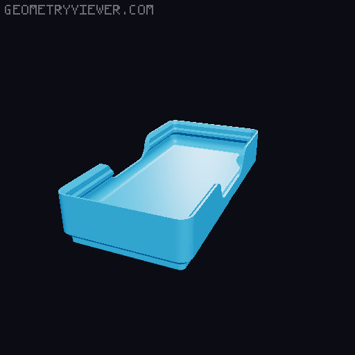 Gridfinity wall cutout collection 3D model thumbnail