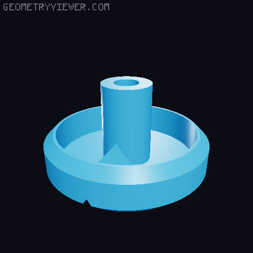PlayStation 5 controller mini wheel 3D model thumbnail
