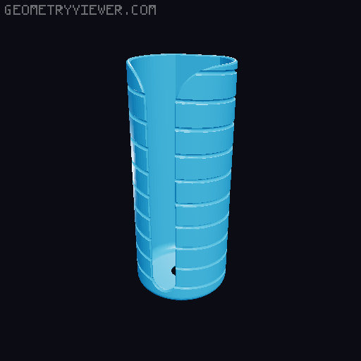 Trash bag holder 3D model thumbnail