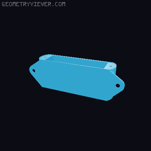 Case for Cheap USB/Bluetooth MP3/FM Player 3D model thumbnail