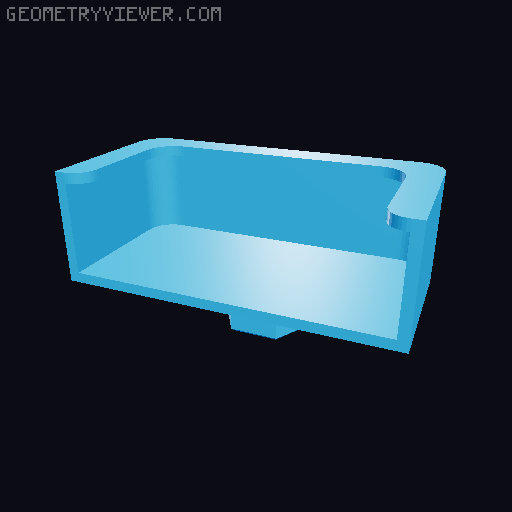 Holder aqara HSW 3D model thumbnail