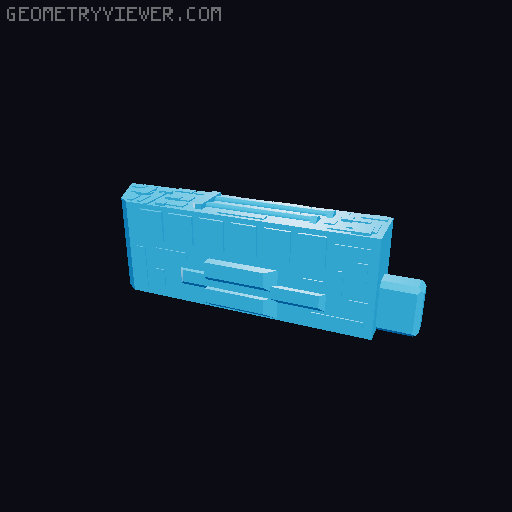 X-303 MMU Parts 3D model thumbnail
