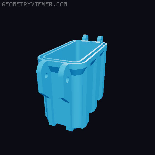 Rugged 1S Battery Case 3D model thumbnail
