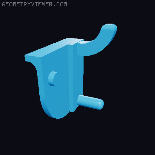 Ultimate Drawer System XL Pegboard Adapter 3D model thumbnail