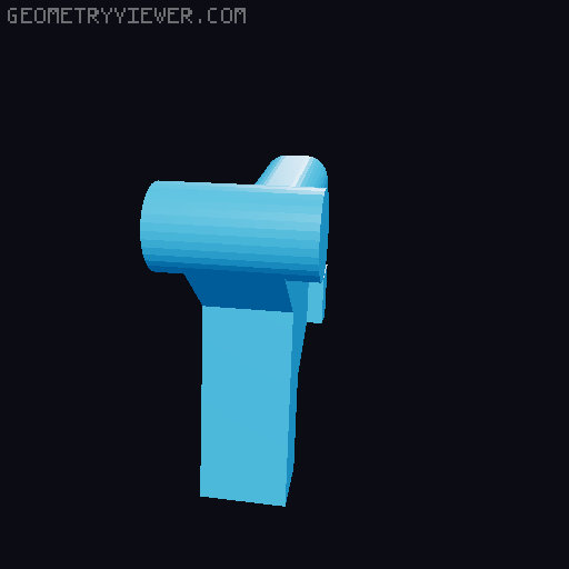 Battle Damaged Fallout AEP7 Laser Pistol - HeNe Laser Tube Enclosure 3D model thumbnail