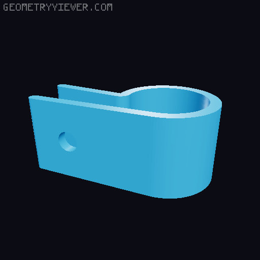 Cable Clamps Clips 3D model thumbnail