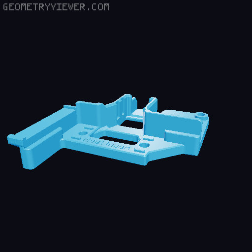 Neptune 4 Nozzle Wiper Corner Guides Pro/Max 3D model thumbnail