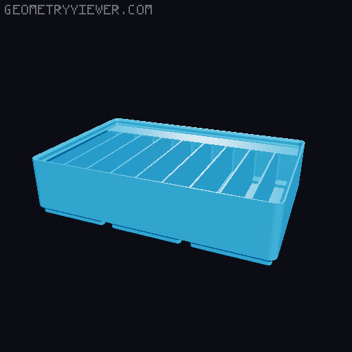 Gridfinity Ultra Light Bins - Divider Label Edition 3D model thumbnail