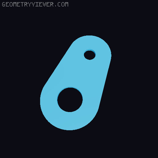 A extra eyelet for Strong Pulley 100% 3D Printable 3D model thumbnail